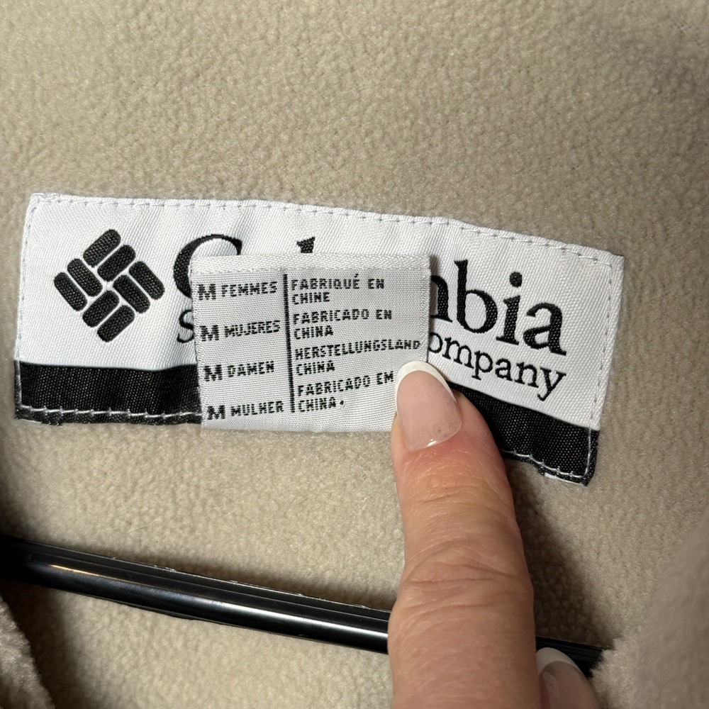 Columbia Sportswear Company Mens Fleece Full Zip Jacket Brown Size M - Picture 5 of 7